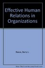 Effective Human Relations in Organizations