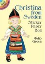 Christina from Sweden Sticker Paper Doll