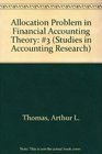 Allocation Problem in Financial Accounting Theory 3