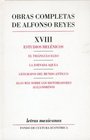 Obras completas XVIII  Estudios helenicos