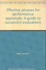 Effective phrases for performance appraisals A guide to successful evaluations