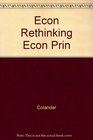 Rethinking Economic Principles Critical Essays on Introductory Textbooks