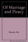 Of Marriage and Piracy 25 Poems