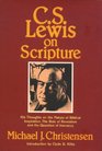 C S Lewis on Scripture