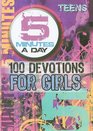 100 Devos For Girls 5 Minutes