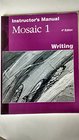 Writing Instructor's Manual