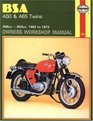 BSA A50  A65 Twins Owners Workshop Manual 499cc  654cc 1962 to 1973
