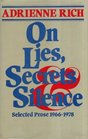 On Lies Secrets and Silence Selected Prose 196678