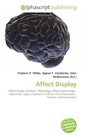 Affect Display: Affect display, Emotion, Psychology, Affect (psychology),  Expression, Types of gestures, Culture, Facial expression,  Gesture, Communication