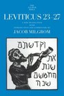 Leviticus 2327  A New Translation with Introduction and Commentary