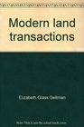Modern land transactions Environmental cases and materials
