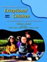 Student Study Guide to Accompany Exceptional Childlren