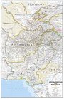 Afghanistan Pakistan Wall Map  Laminated