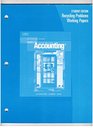 Recycling Problems Working Papers for Gilbertson/Lehman/Ross' Century 21 Accounting Multicolumn Journal 8th