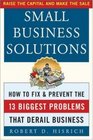Small Business Solutions  How to Fix and Prevent the 13 Biggest Problems That Derail Business