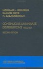 Continuous Univariate Distributions Vol 1