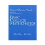 Basic College Mathematics Student Solutions Manual