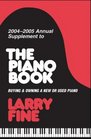 20042005 Annual Supplement to The Piano Book  Buying  Owning a New or Used Piano