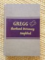 Gregg Shorthand Dictionary Simplified