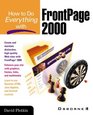 How to Do Everything with FrontPage 2000