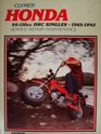 Honda 50110Cc Ohc Singles 19651992