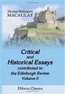 Critical and Historical Essays contributed to the Edinburgh Review Volume 2