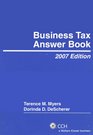Business Tax Answer Book