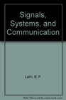 Signals Systems and Communication