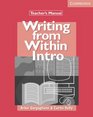 Writing from Within Intro Teacher's Manual