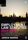Employment Law Statutes 20112012