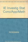 IE Investig Stat Conc/App/Meth