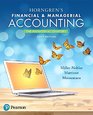Horngren's Financial  Managerial Accounting The Managerial Chapters