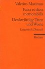 Denkwrdige Taten und Worte