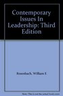 Contemporary Issues In Leadership Third Edition