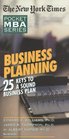 Business Planning 25 Keys to a Sound Business Plan