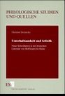 Unterhaltsamkeit und Artistik Neue Schreibarten in der deutschen Literatur von Hoffmann bis Heine
