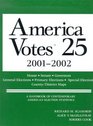 America Votes 25 A Handbook of Contemporary American Election Statistics