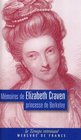 mmoires de Elizabeth Craven princesse de Berkeley