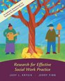 Research for Effective Social Work Practice with Student CDROM and Ethics Primer
