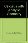 Calculus with Analytic Geometry