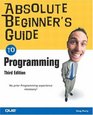 Absolute Beginner's Guide to Programming Third Edition