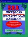 Sba Microloan and Specialty Loan Handbook