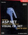 Microsoft ASPNET Programming with Microsoft Visual C NET Version 2003 Step By Step