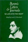 Byron's Letters and Journals  Volume V 'So late into the night' 18161817