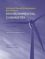 Environmental Chemistry Solutions Manual
