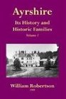 Ayrshire Its History And Historic Families