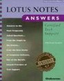 Lotus Notes Answers Certified Tech Support