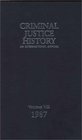 Criminal Justice History An International Annual Volume 8 1987