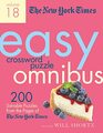 New York Times Easy Crossword Puzzle Omnibus Volume 18