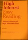 High interest easy reading For junior and senior high school students